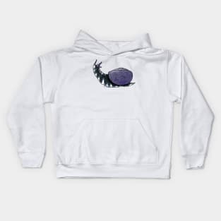 Asexual Pride Snail Kids Hoodie